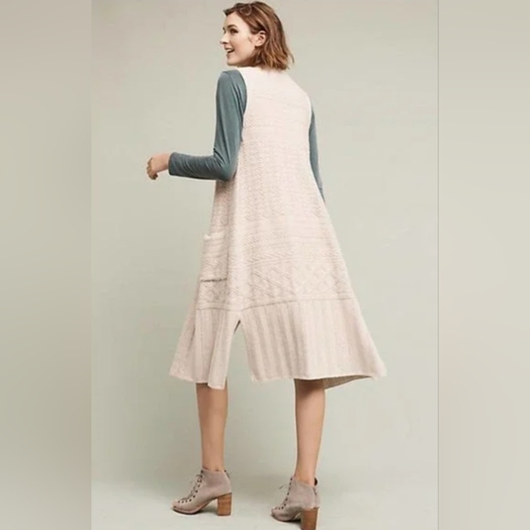 Angel of the North beige long sweater Size Small - Picture 2 of 5